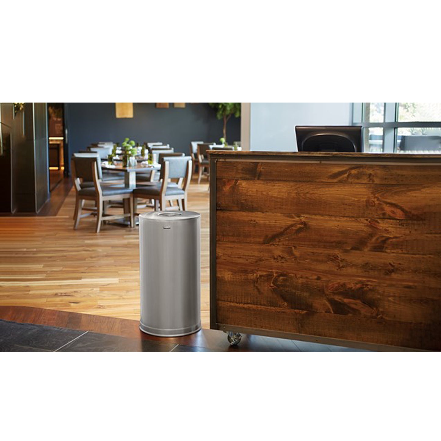 Tapa Plana 45 Lt  Acero Inoxidable