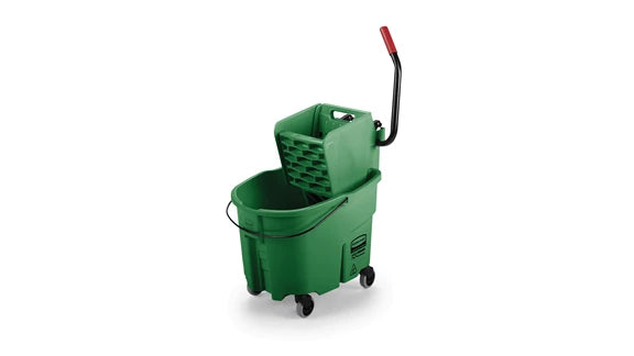 BALDE Y EXPRIMIDOR WAVEBRAKE® CON PRENSA LATERAL, 35 QT