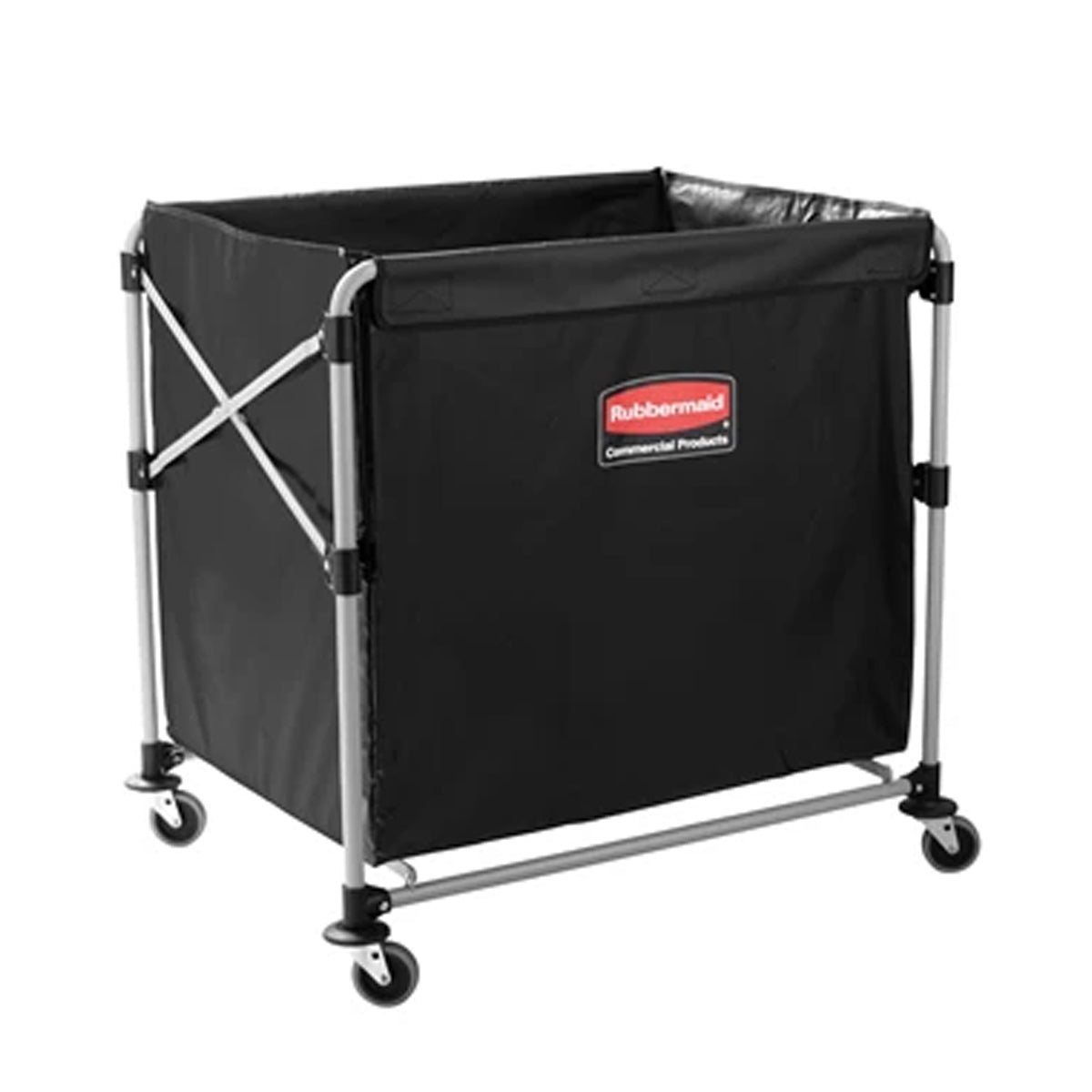 Carro X Plegable Rubbermaid 8 Bushels Color Negro