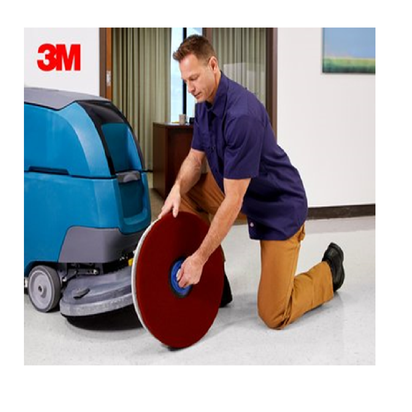 3M Disco Scotch Brite Profe Rojo 16 p Limp Ligera y pulido